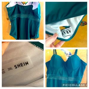 Dark Green One Piece Bathing Suit 🏊‍♀️ 🌞